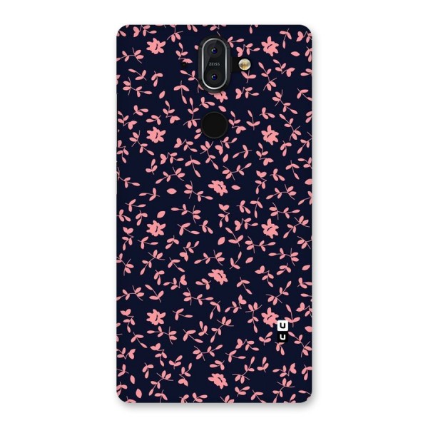 Pink Plant Design Back Case for Nokia 8 Sirocco