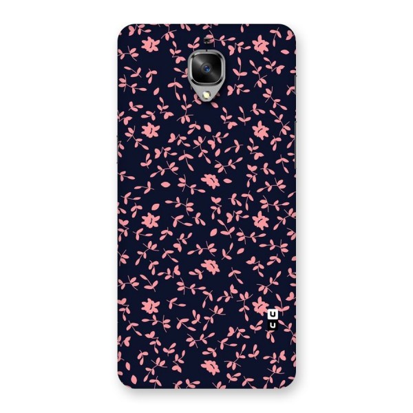 Pink Plant Design Back Case for OnePlus 3