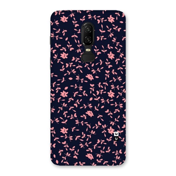 Pink Plant Design Back Case for OnePlus 6
