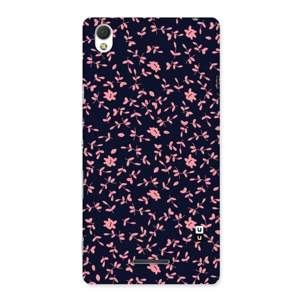 Pink Plant Design Back Case for Sony Xperia T3