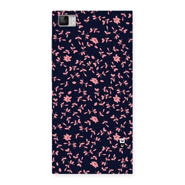 Pink Plant Design Back Case for Xiaomi Mi3