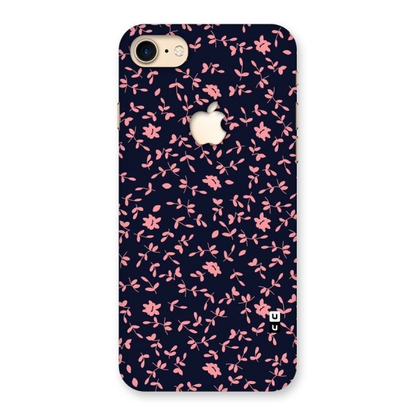 Pink Plant Design Back Case for iPhone 7 Apple Cut