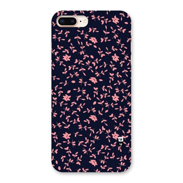 Pink Plant Design Back Case for iPhone 8 Plus