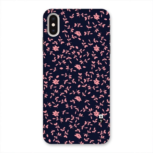 Pink Plant Design Back Case for iPhone XS Max