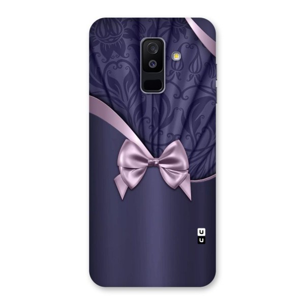 Pink Ribbon Back Case for Galaxy A6 Plus