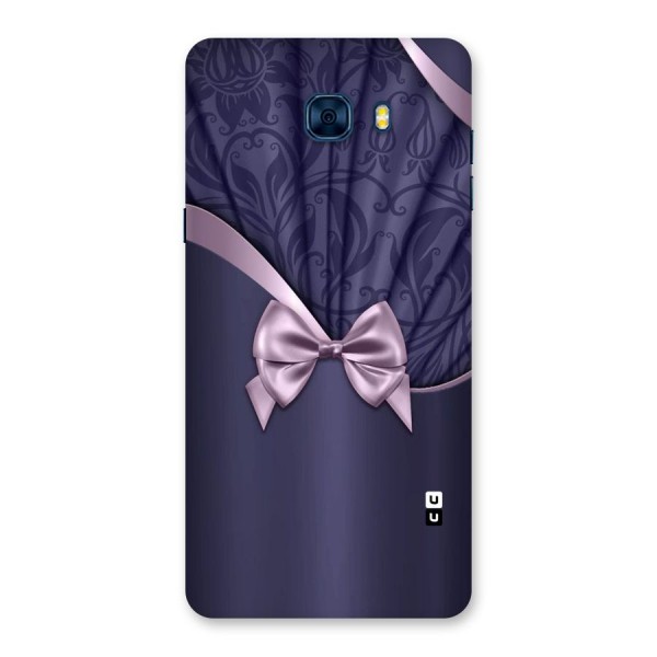 Pink Ribbon Back Case for Galaxy C7 Pro
