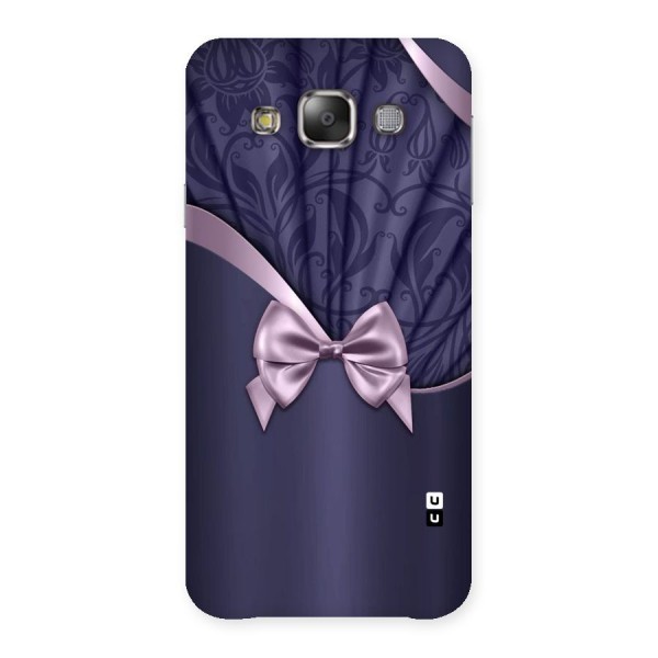 Pink Ribbon Back Case for Galaxy E7