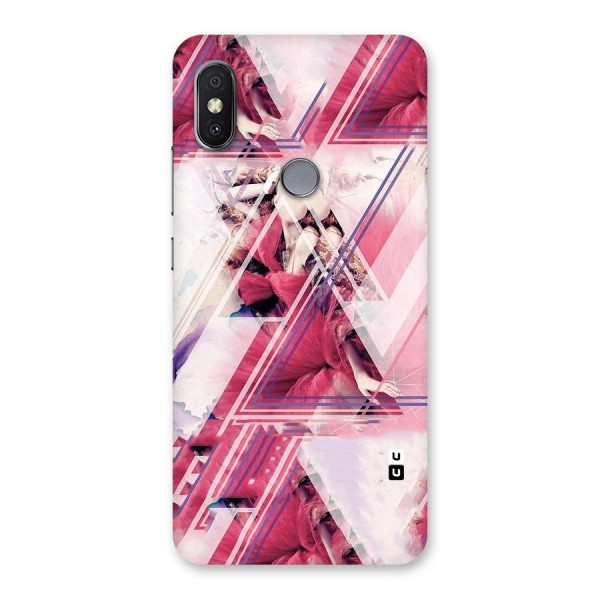 Pink Rose Abstract Back Case for Redmi Y2