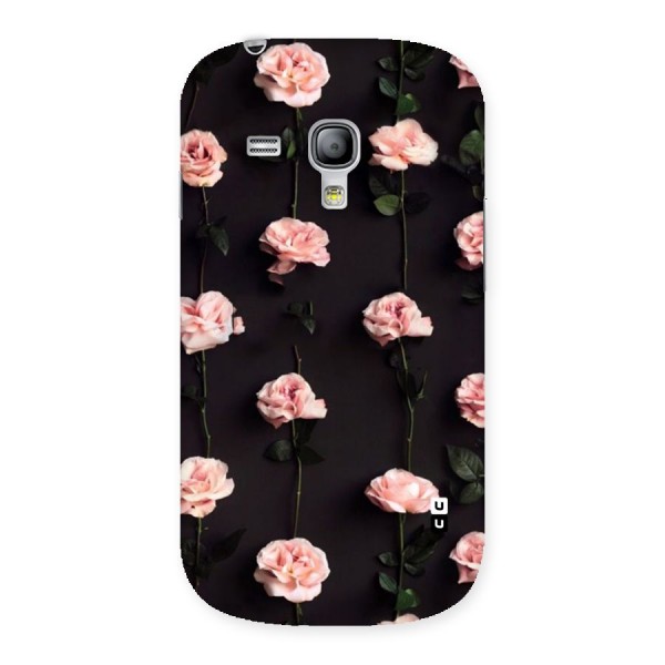 Pink Roses Back Case for Galaxy S3 Mini