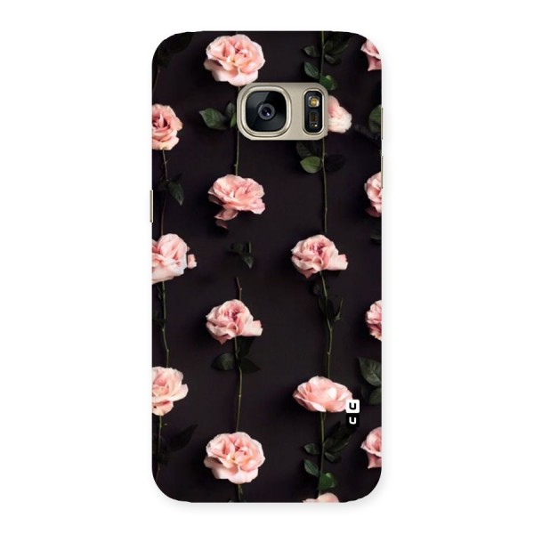 Pink Roses Back Case for Galaxy S7