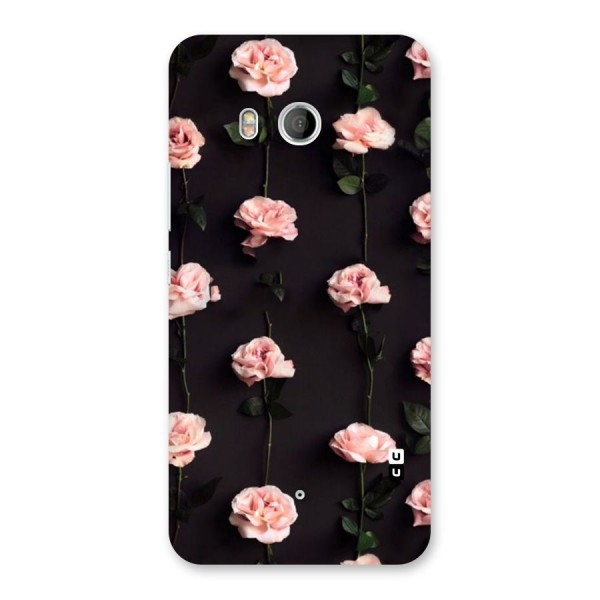 Pink Roses Back Case for HTC U11