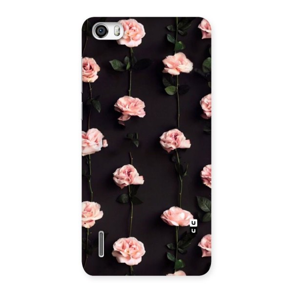 Pink Roses Back Case for Honor 6