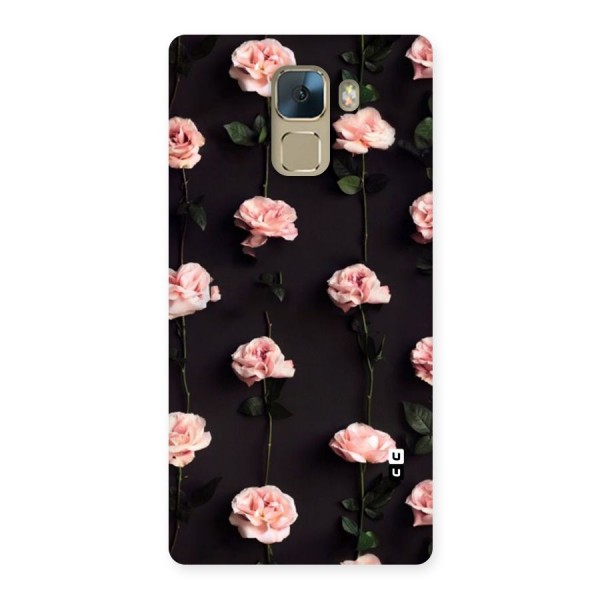 Pink Roses Back Case for Huawei Honor 7