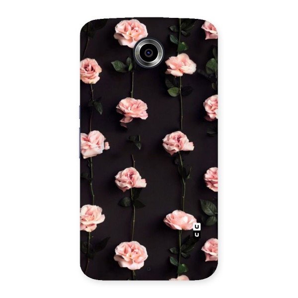 Pink Roses Back Case for Nexsus 6