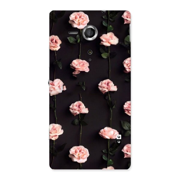 Pink Roses Back Case for Sony Xperia SP