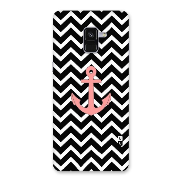 Pink Sailor Back Case for Galaxy A8 Plus