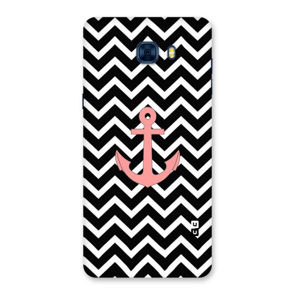 Pink Sailor Back Case for Galaxy C7 Pro