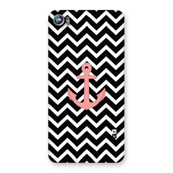 Pink Sailor Back Case for Micromax Canvas Fire 4 A107
