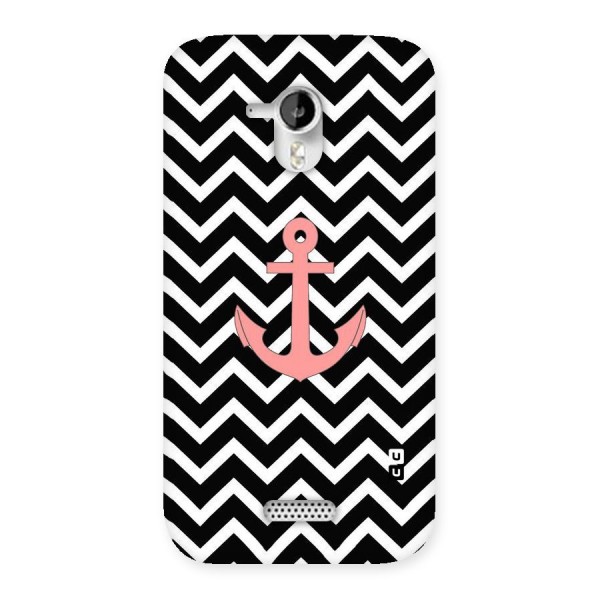 Pink Sailor Back Case for Micromax Canvas HD A116