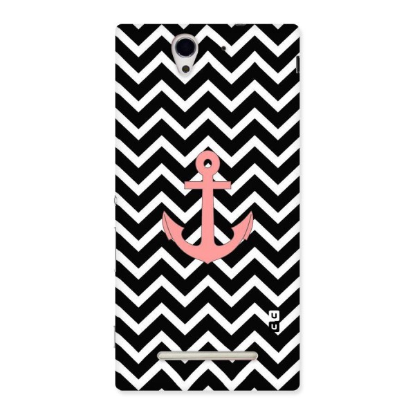 Pink Sailor Back Case for Sony Xperia C3
