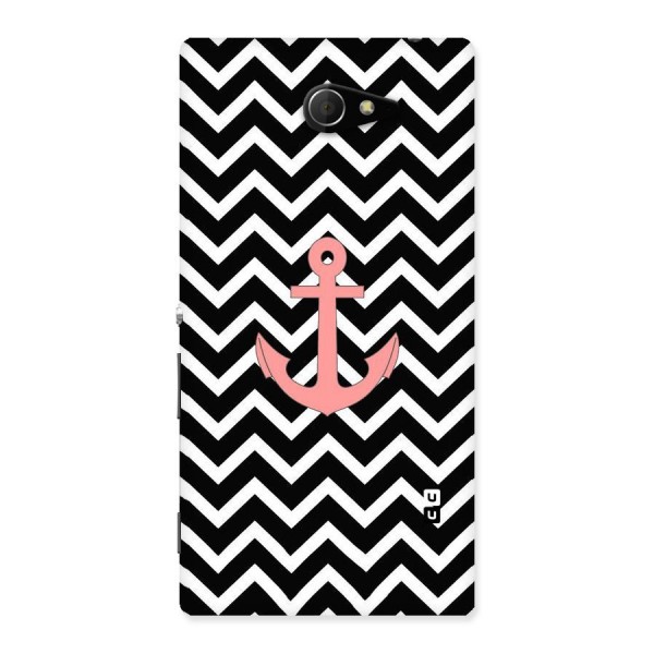 Pink Sailor Back Case for Sony Xperia M2