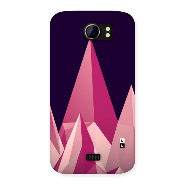 Pink Sharp Back Case for Micromax Canvas 2 A110