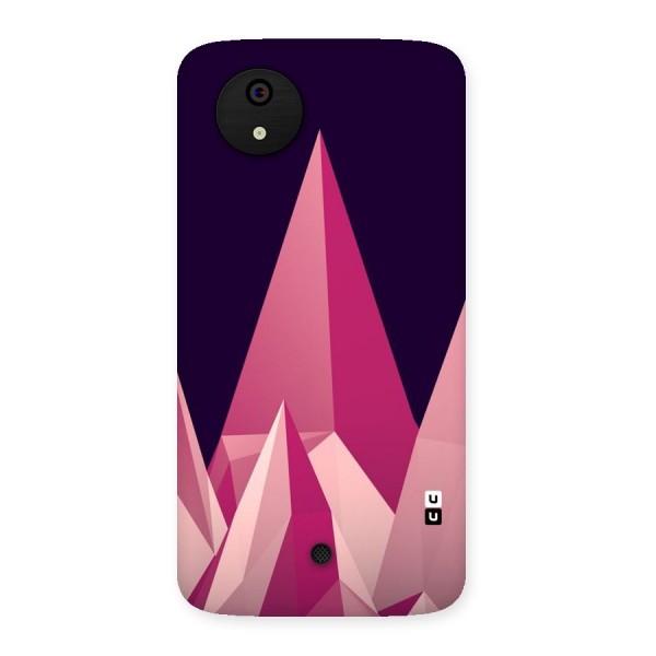 Pink Sharp Back Case for Micromax Canvas A1