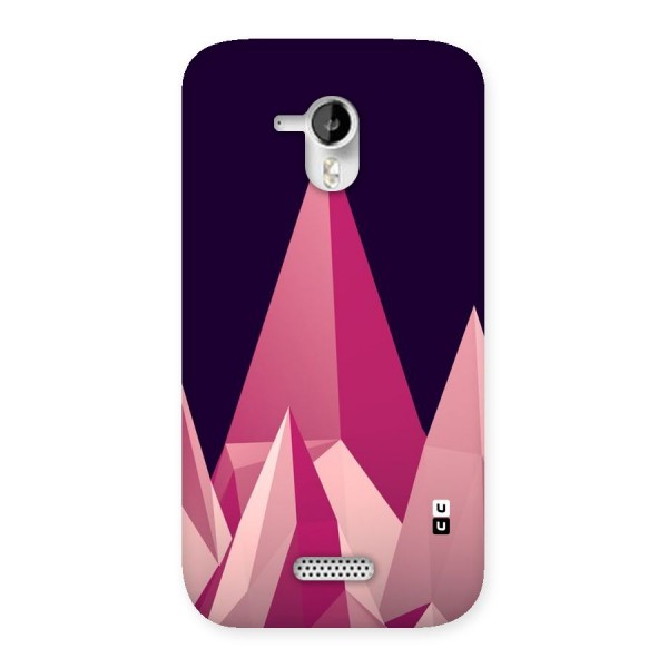Pink Sharp Back Case for Micromax Canvas HD A116