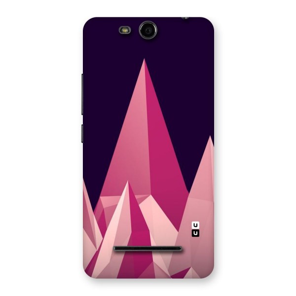 Pink Sharp Back Case for Micromax Canvas Juice 3 Q392