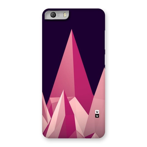 Pink Sharp Back Case for Micromax Canvas Knight 2