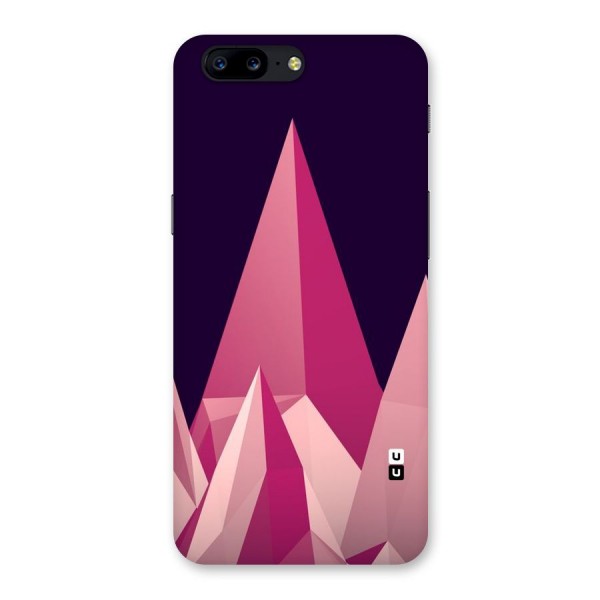 Pink Sharp Back Case for OnePlus 5