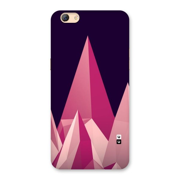 Pink Sharp Back Case for Oppo F3 Plus