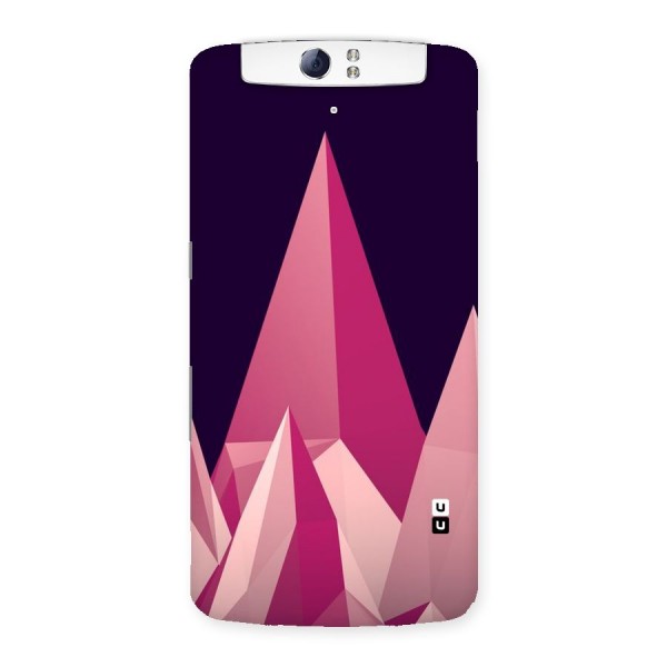 Pink Sharp Back Case for Oppo N1