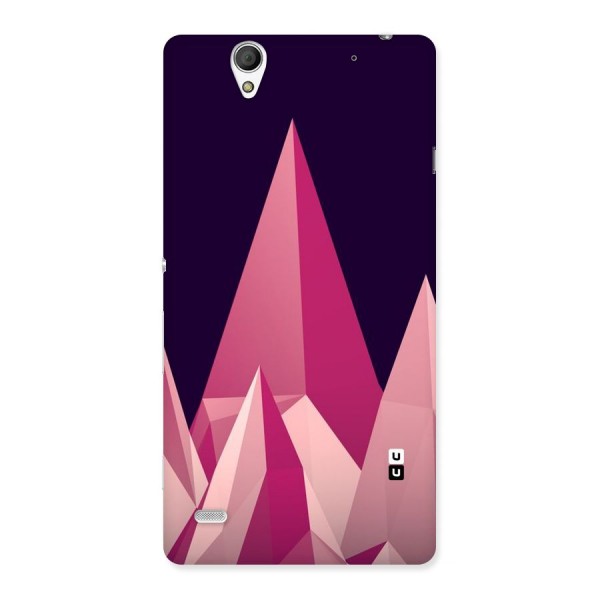 Pink Sharp Back Case for Sony Xperia C4