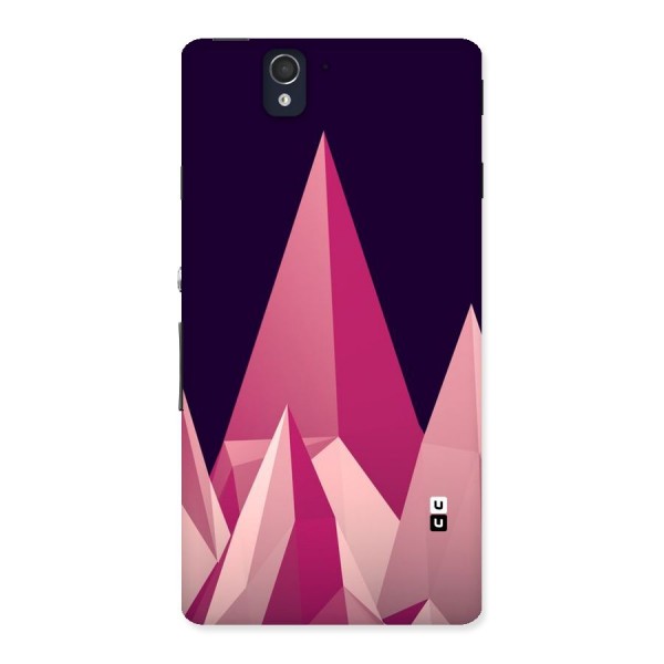 Pink Sharp Back Case for Sony Xperia Z