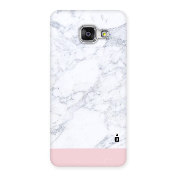 Pink White Merge Marble Back Case for Galaxy A3 2016
