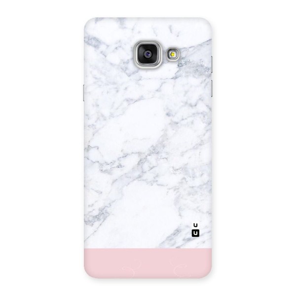 Pink White Merge Marble Back Case for Galaxy A7 2016