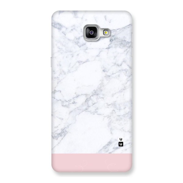 Pink White Merge Marble Back Case for Galaxy A9
