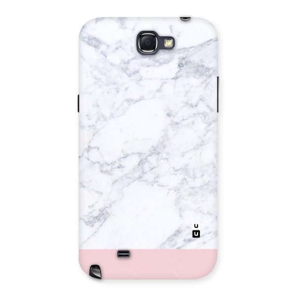 Pink White Merge Marble Back Case for Galaxy Note 2