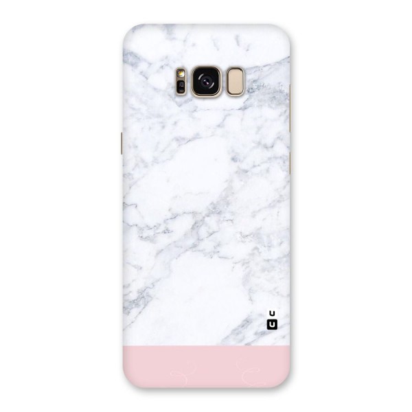 Pink White Merge Marble Back Case for Galaxy S8 Plus