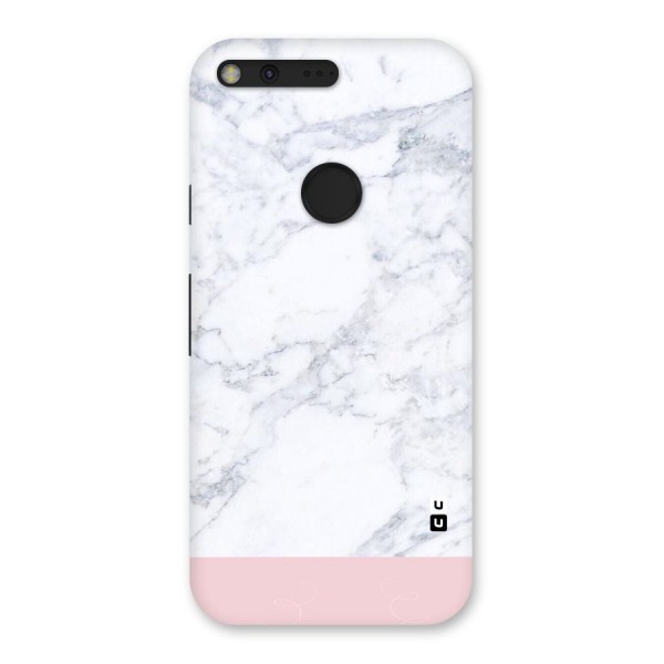 Pink White Merge Marble Back Case for Google Pixel XL