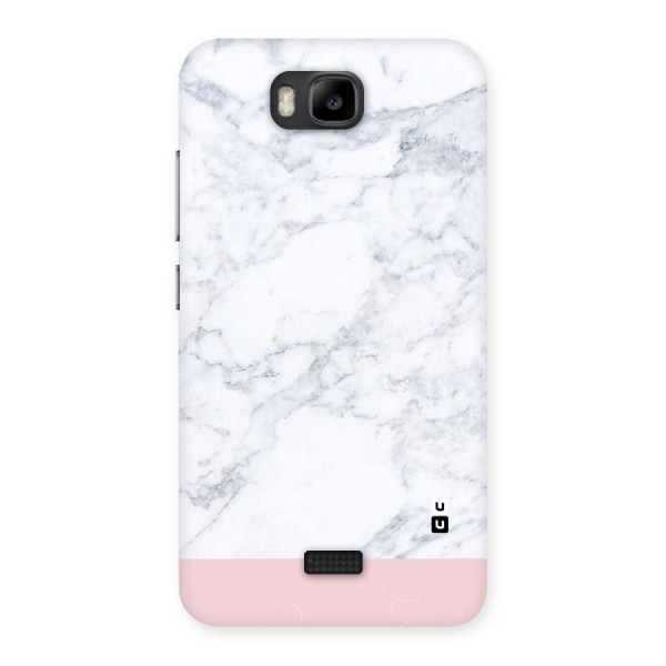 Pink White Merge Marble Back Case for Honor Bee