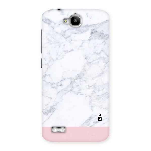 Pink White Merge Marble Back Case for Honor Holly