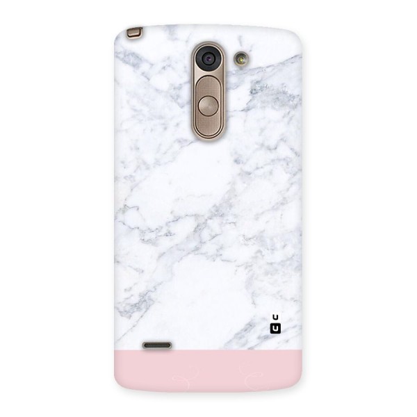 Pink White Merge Marble Back Case for LG G3 Stylus
