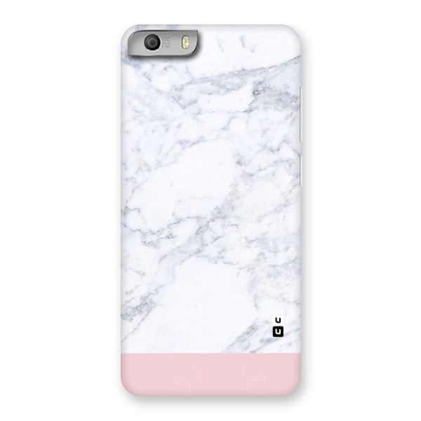 Pink White Merge Marble Back Case for Micromax Canvas Knight 2