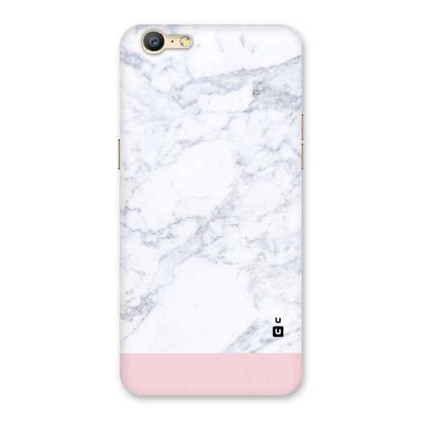 Pink White Merge Marble Back Case for Oppo A57