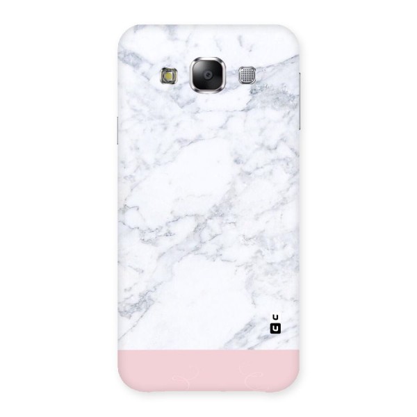 Pink White Merge Marble Back Case for Samsung Galaxy E5