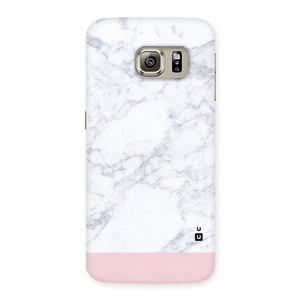Pink White Merge Marble Back Case for Samsung Galaxy S6 Edge