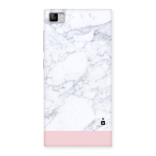 Pink White Merge Marble Back Case for Xiaomi Mi3