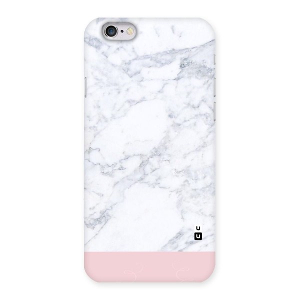 Pink White Merge Marble Back Case for iPhone 6 6S